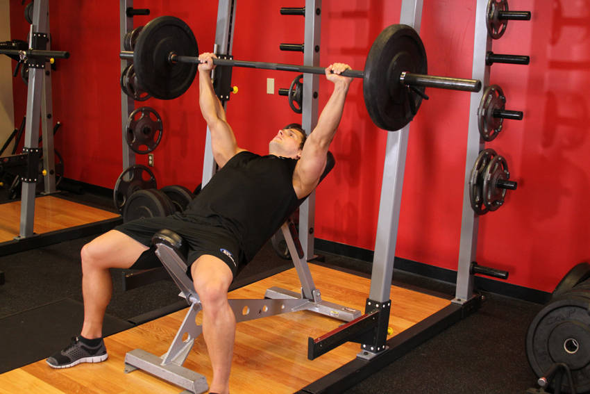 Incline bench press